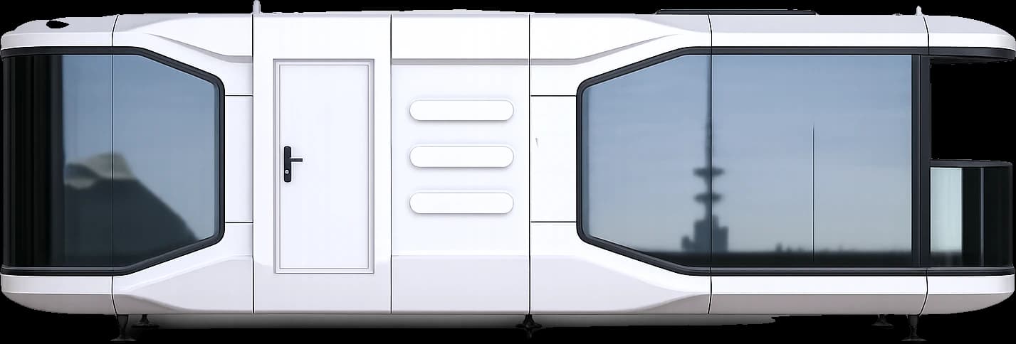 Space Capsule V-7, exterior