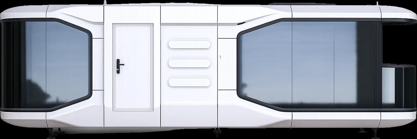 Space Capsule V-9, exterior