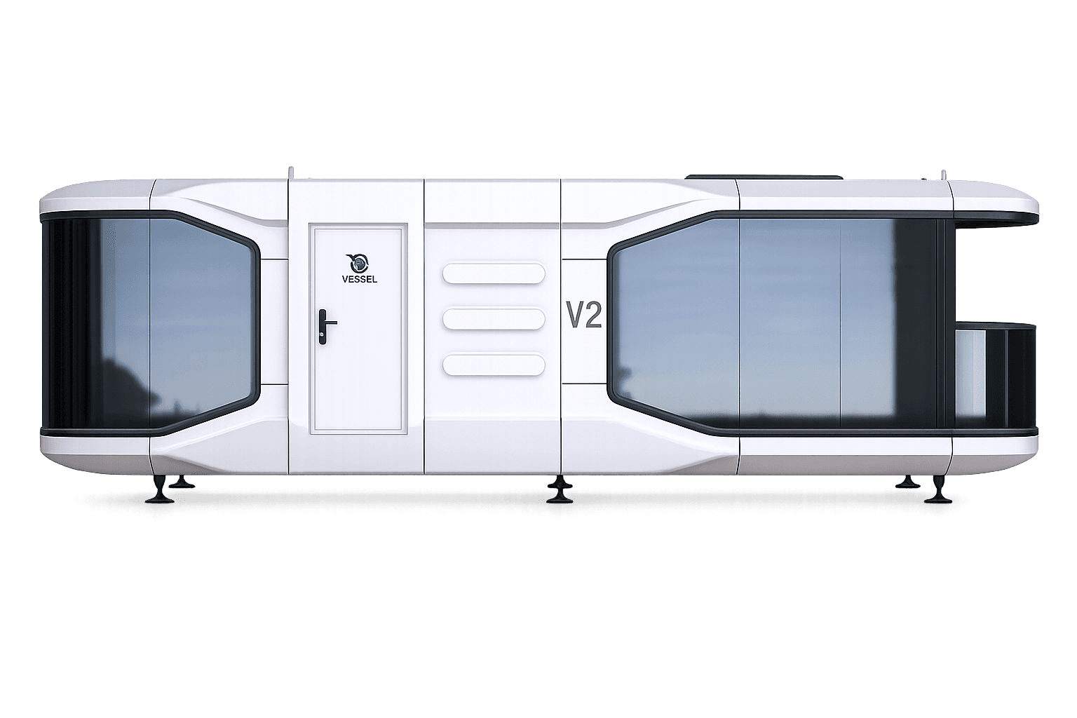 V-9 space capsule, 42.8' long