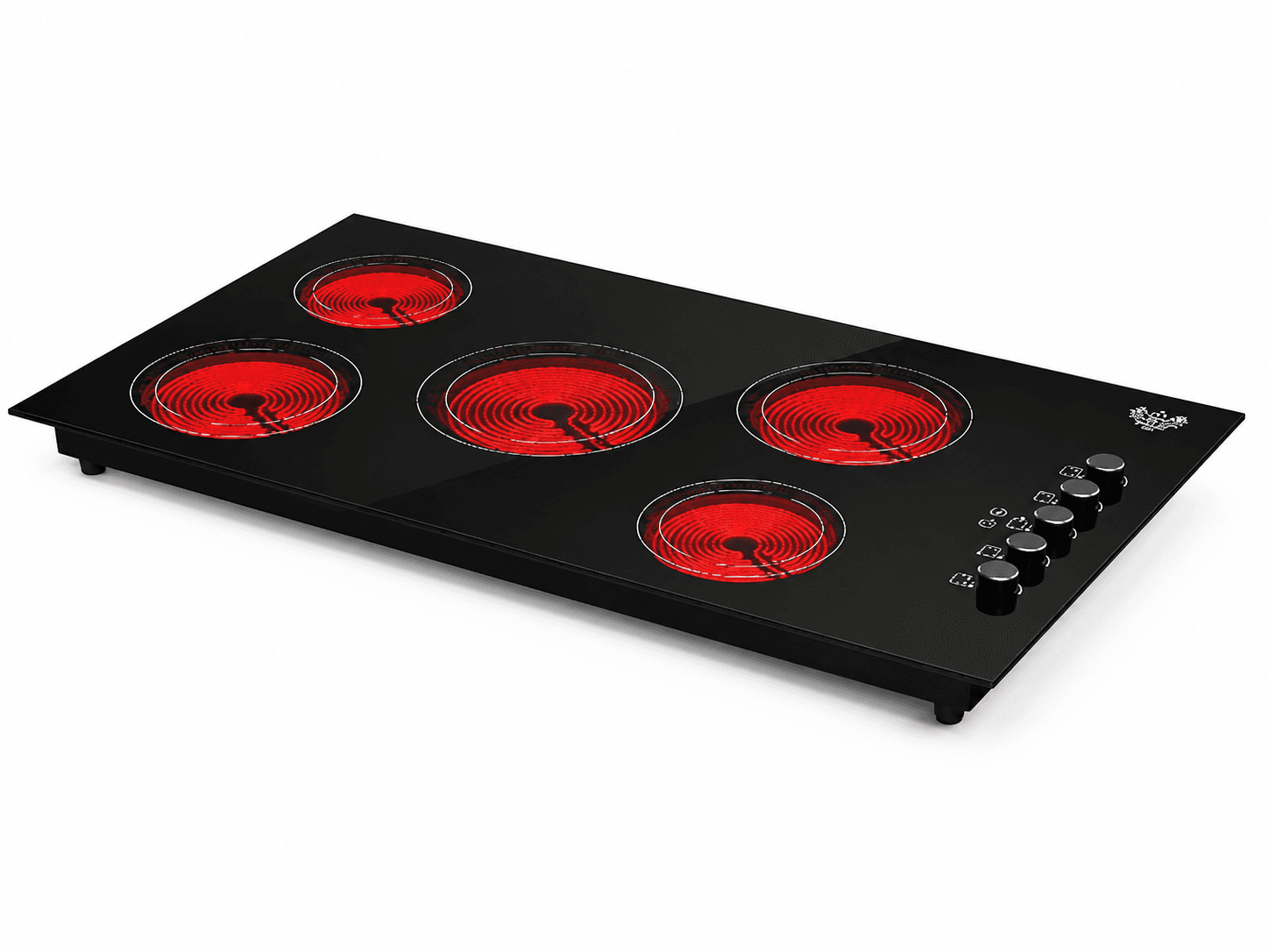 5-Burner Inlaid Induction Stovetop