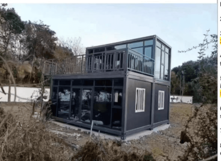 Two-module glass assembly home configuration.